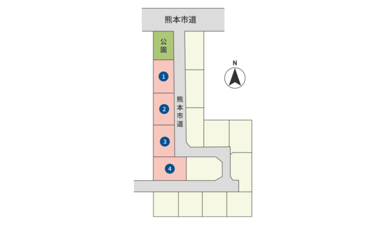 熊本市南区 城南町舞原 分譲地