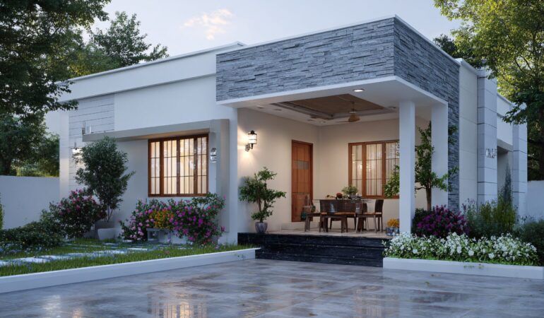 エレガントな外観